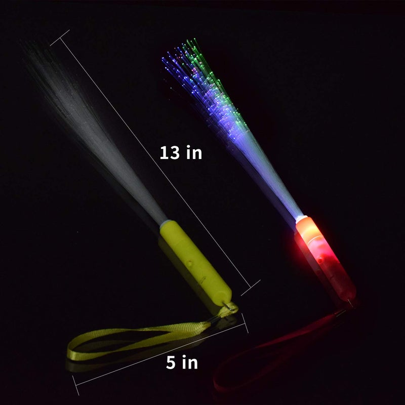 M.best 12pcs Glow Sticks Party Supplies, 3 Modes Colorful Flashing LED Light Up Glow Wands Sticks for Party Favors - Image 5